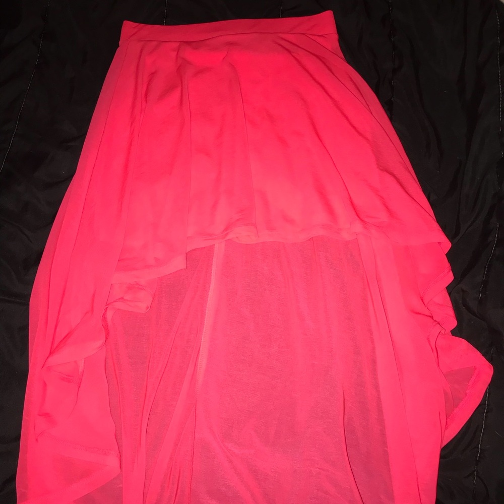 H&M Hot Pink HiLow Skirt, Size 6
